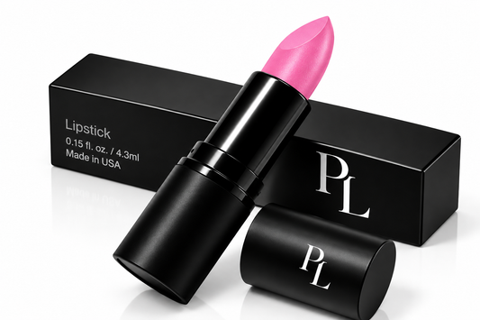 Lipstick - Bubble Gum PinkLipstickandMonogramPackaging