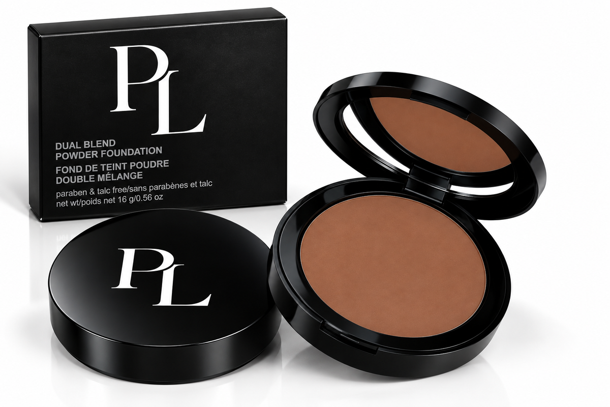 Dual Blend Powder Foundation - Walnut PremiumPLDualBlendFoundationSet