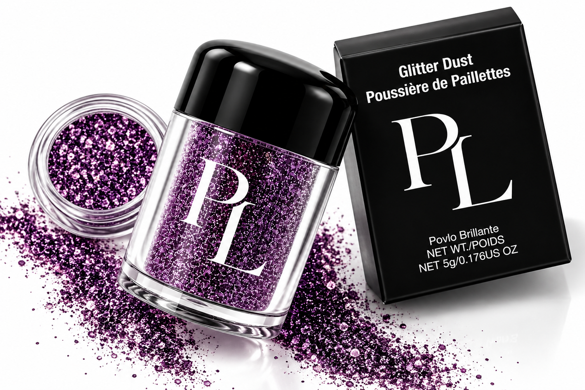 Glitter Dust - Amethyst Purple_Glitter_Dust_Beauty_Set