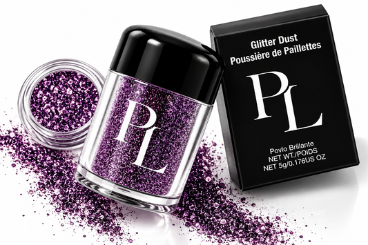 Glitter Dust - Amethyst Purple_Glitter_Dust_Beauty_Set