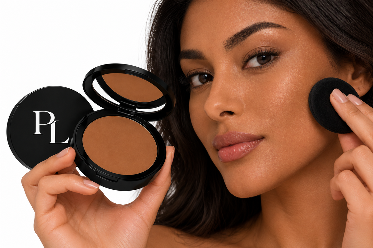 Dual Blend Powder Foundation - Cinnamon RadiantBeautyCompactClose-Up