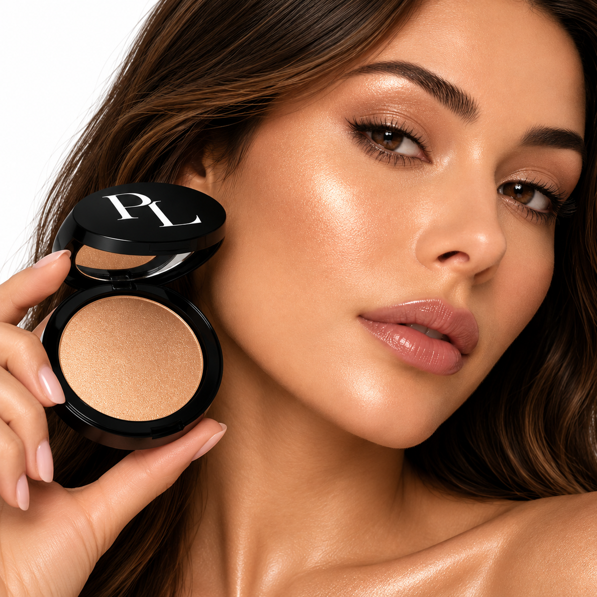 Luminizing Powder - Dewy RadiantGlowCompactBeautyPortrait