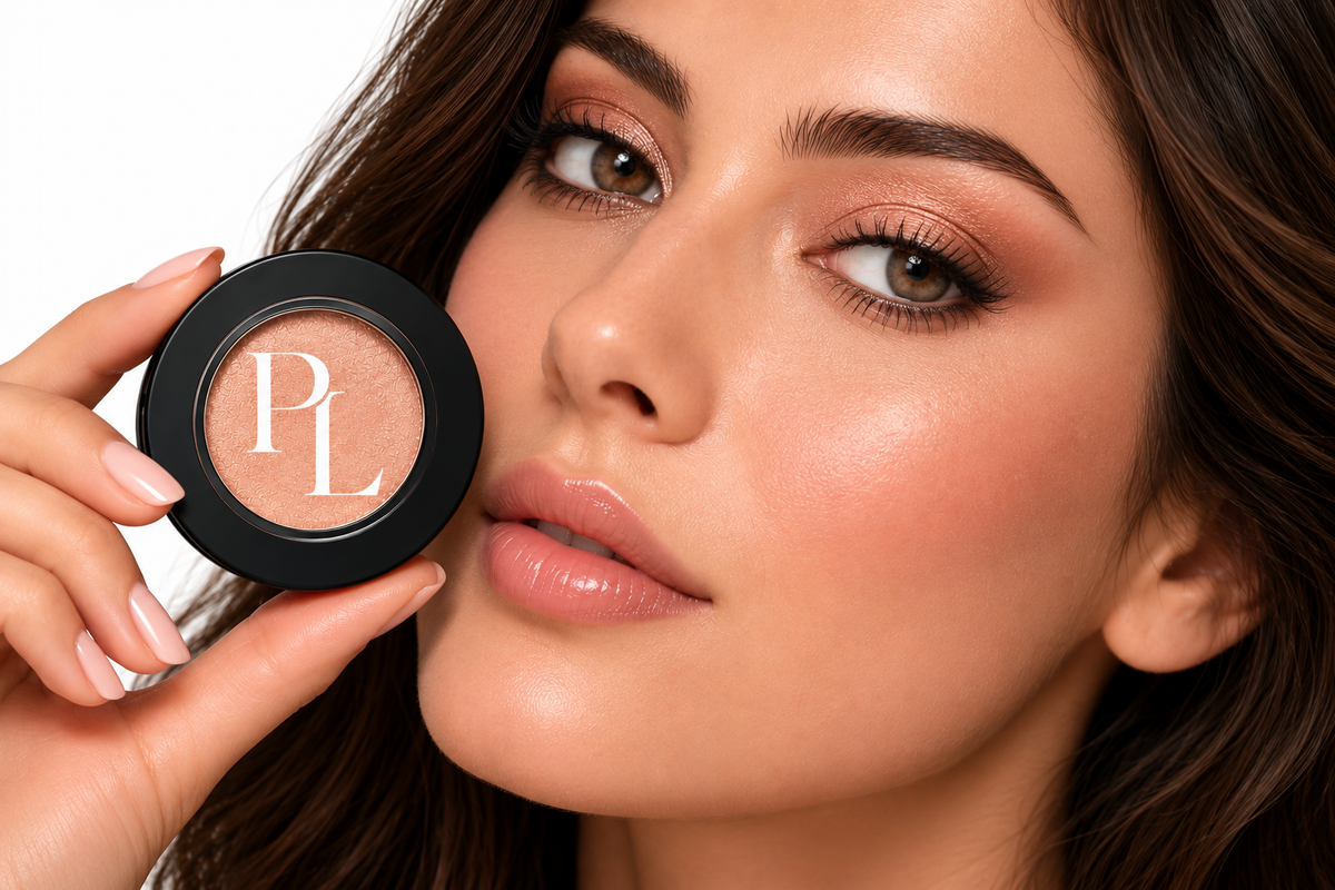 Single Pan Eyeshadow - Peachy RadiantPeachGlowBeautyPortrait