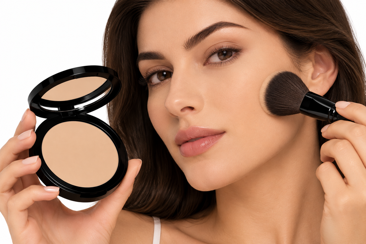 Dual Blend Powder Foundation - Bisque RadiantPowderBeautyPortrait