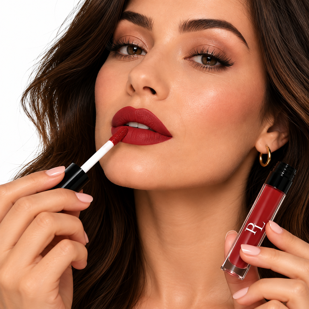 Liquid to Matte Lipstick - Rouge RedMatteLipstickBeautyClose-Up