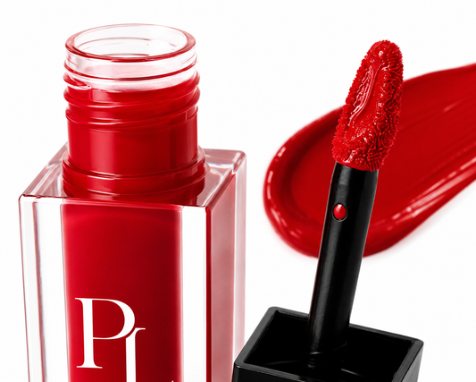 Matte Lip Stain - True Crimson Redlipstickclose-upwithapplicator