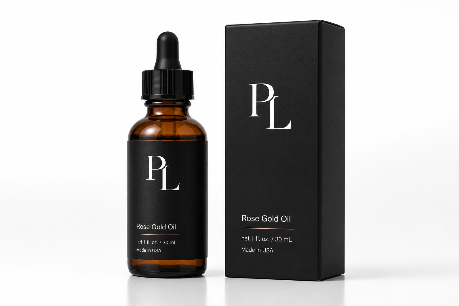 Radiance Face Oil | Rosehip & Moringa Facial Oil RoseGoldOilproductdisplay