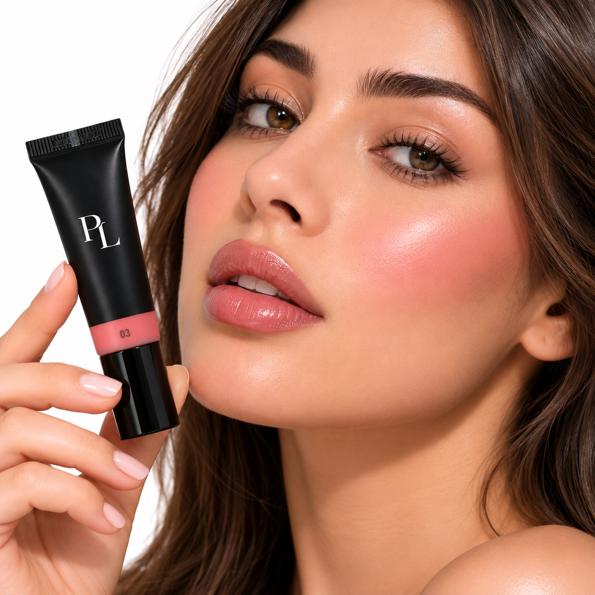 Liquid Blush - Pinch RosyGlowBeautyProductPortrait