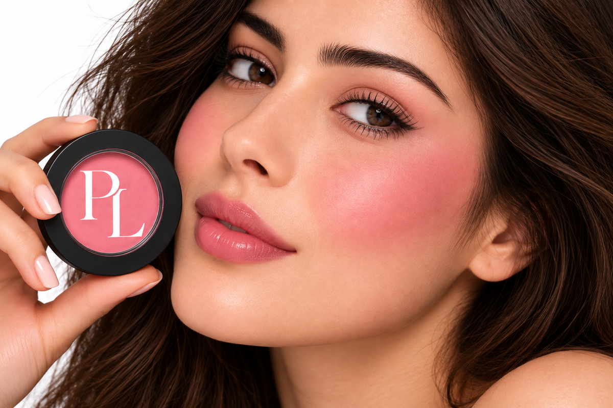 Single Pan Blush - Lotus Rosy_Blush_Beauty_Portrait