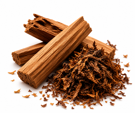 Scented Candle - Sandalwood + Tobacco SandalwoodandShreddedTobaccoStillLife