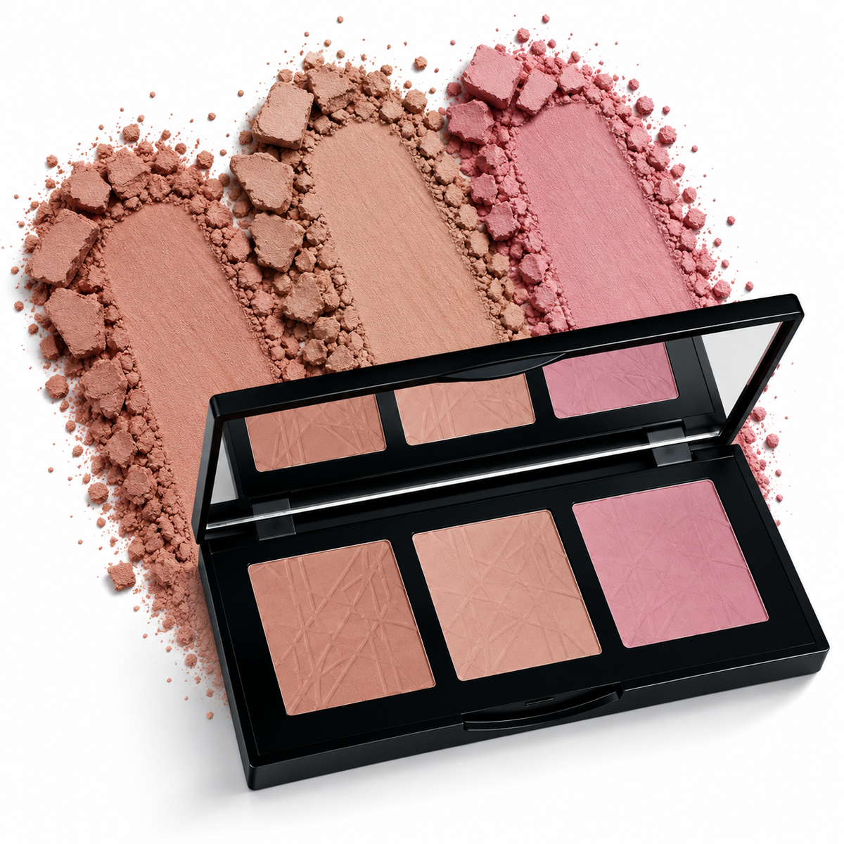 Blush Palette - Pinch SculptedBlushPalettewithCrushedSwatches