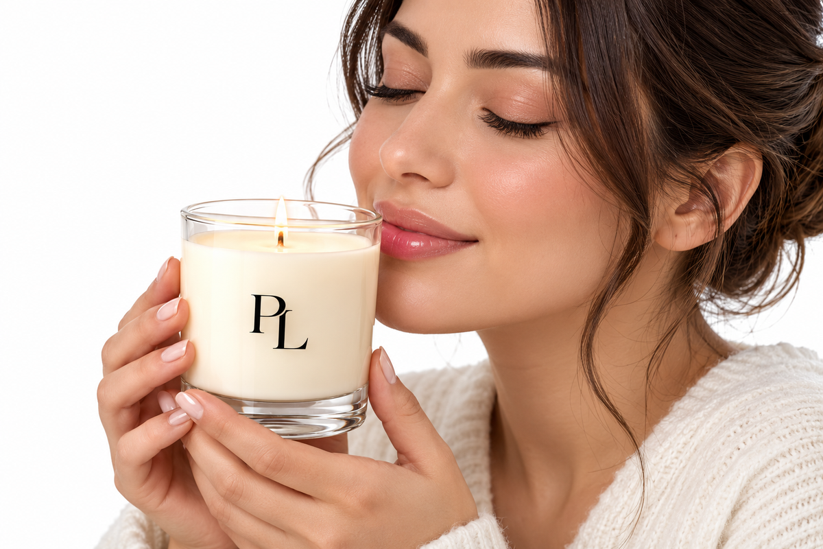 Scented Candle - Lilac + Driftwood SereneCandlelightScentRitual