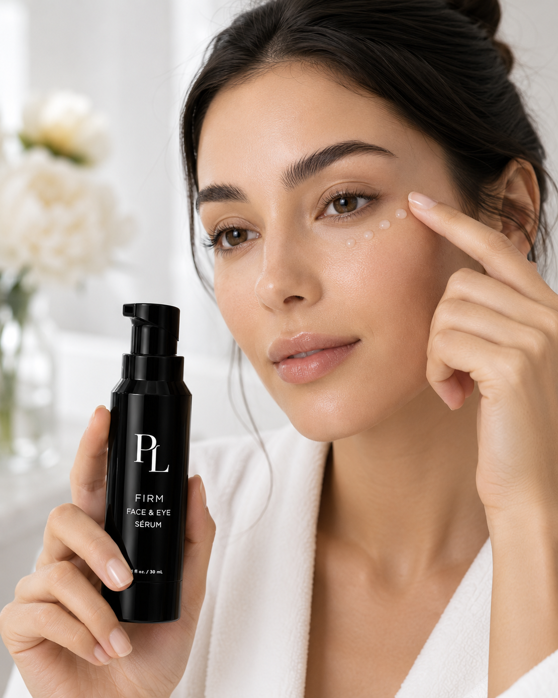 Firming Eye Serum | Peptide & Cucumber Eye Serum Sereneskincaremomentwithserum