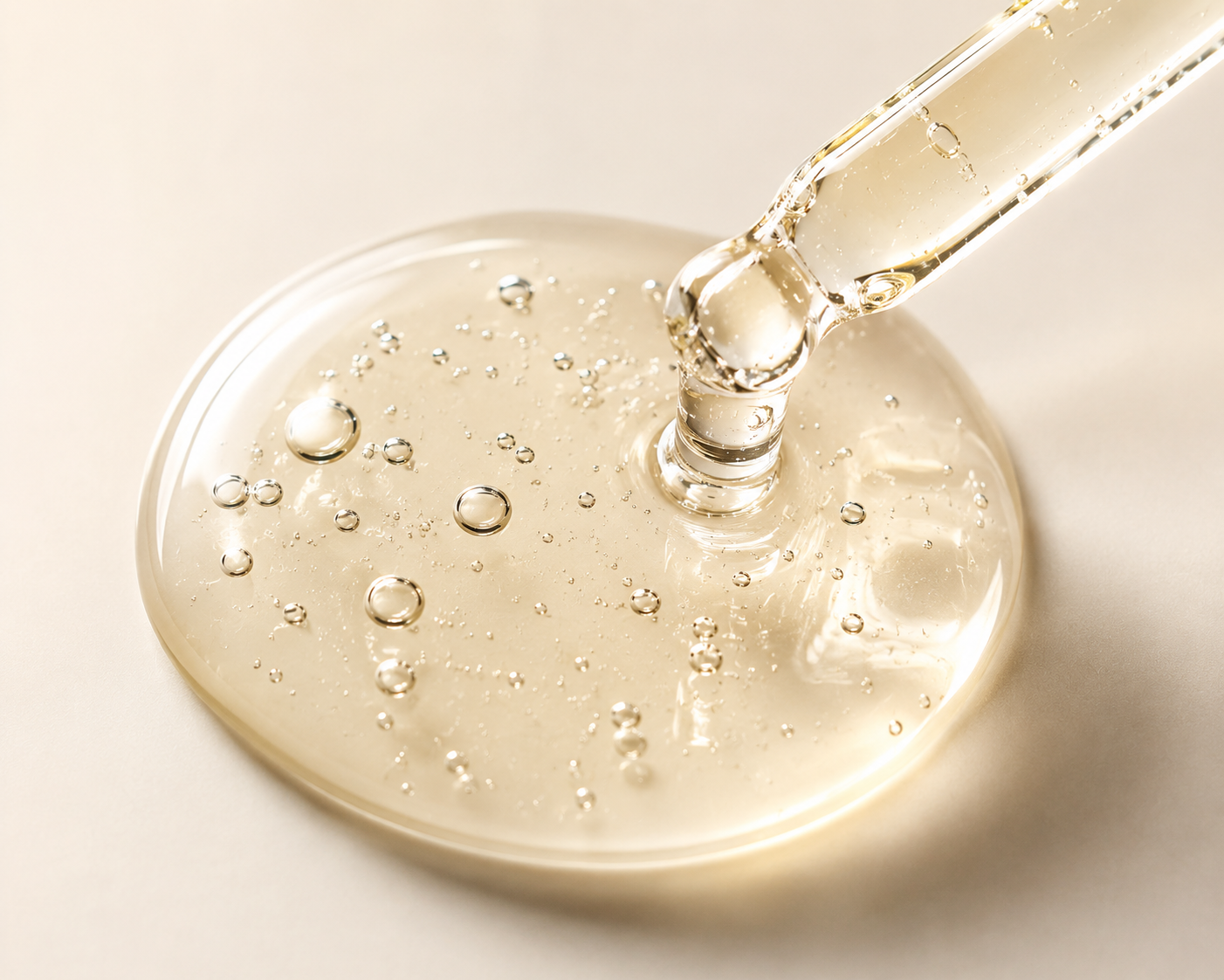 Firming & Hydrating Face Serum | Squalane + Hyaluronic Acid Serumdropletoncreamsurface