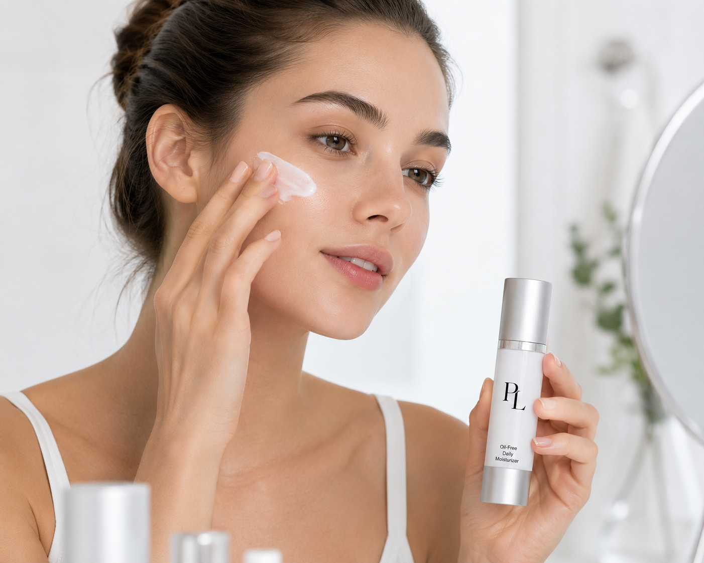 Oil-Free Daily Face Moisturizer Skincareroutineinabrightstudio