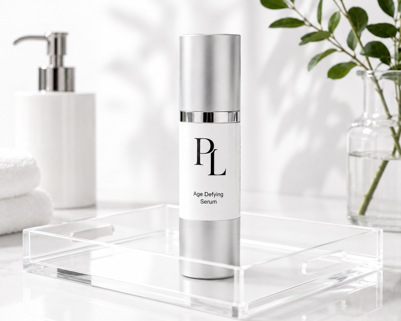 Firming & Hydrating Face Serum | Squalane + Hyaluronic Acid Skincareseruminminimalistsetting