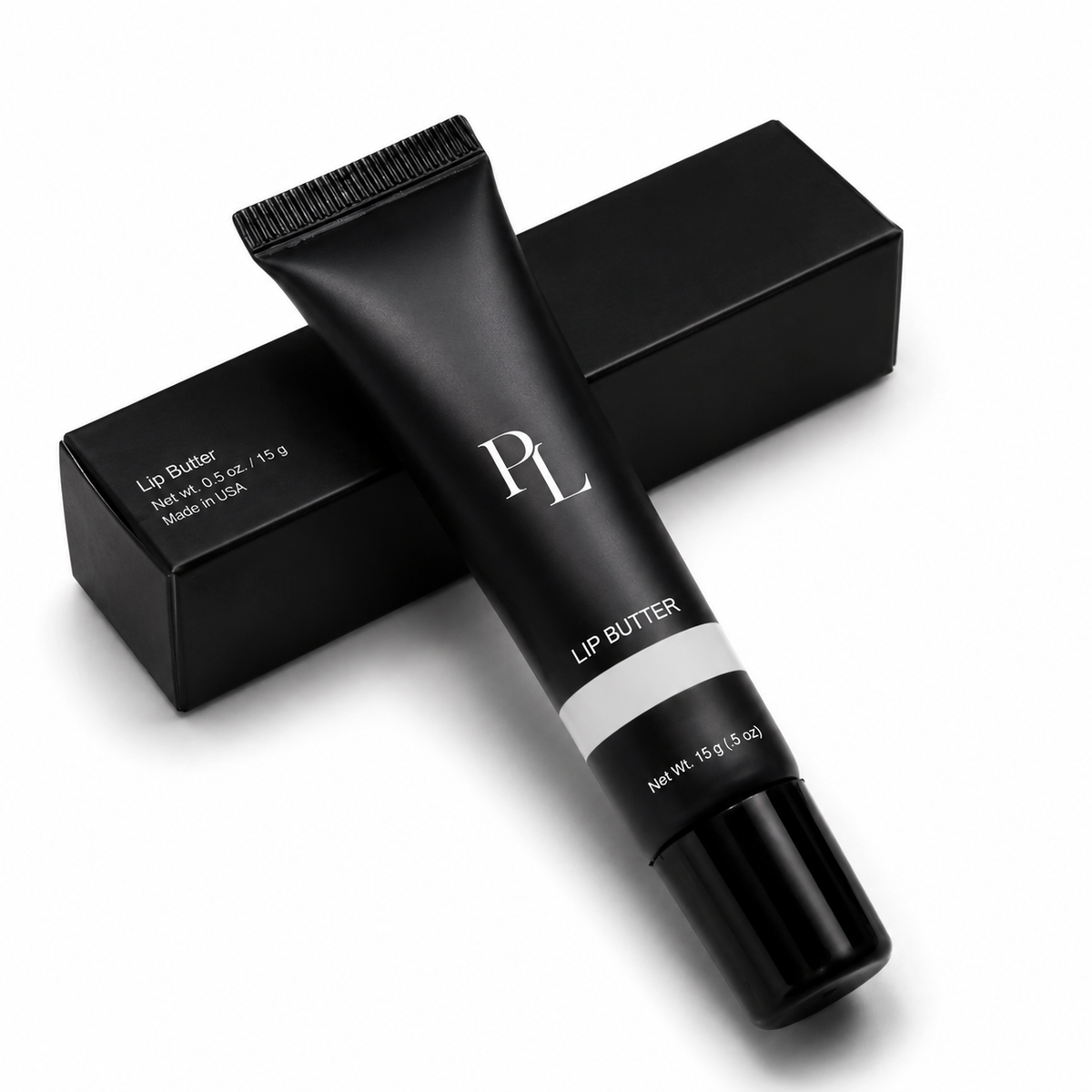 Lip Butter - Pure Butter SleekBlackLipButterPackaging