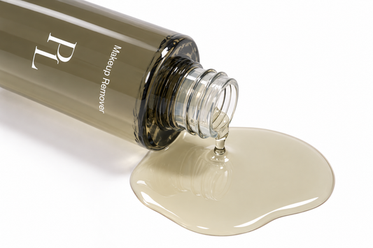 Makeup Remover Solution SpilledMakeupRemoverBottle