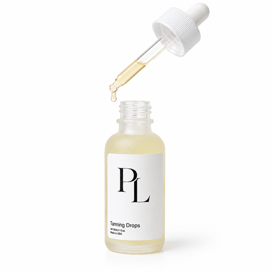 Self-Tanning Drops | Buildable Face & Body Glow Tanningdropswithpipetteclose-up