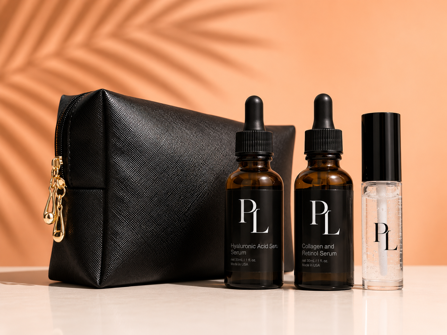 Glow Trio Tropicalluxuryskincaredisplay