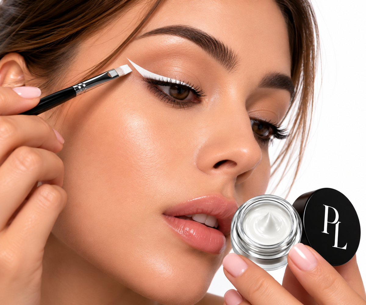 Gel Eyeliner - White White_Winged_Liner_Beauty_Close-Up