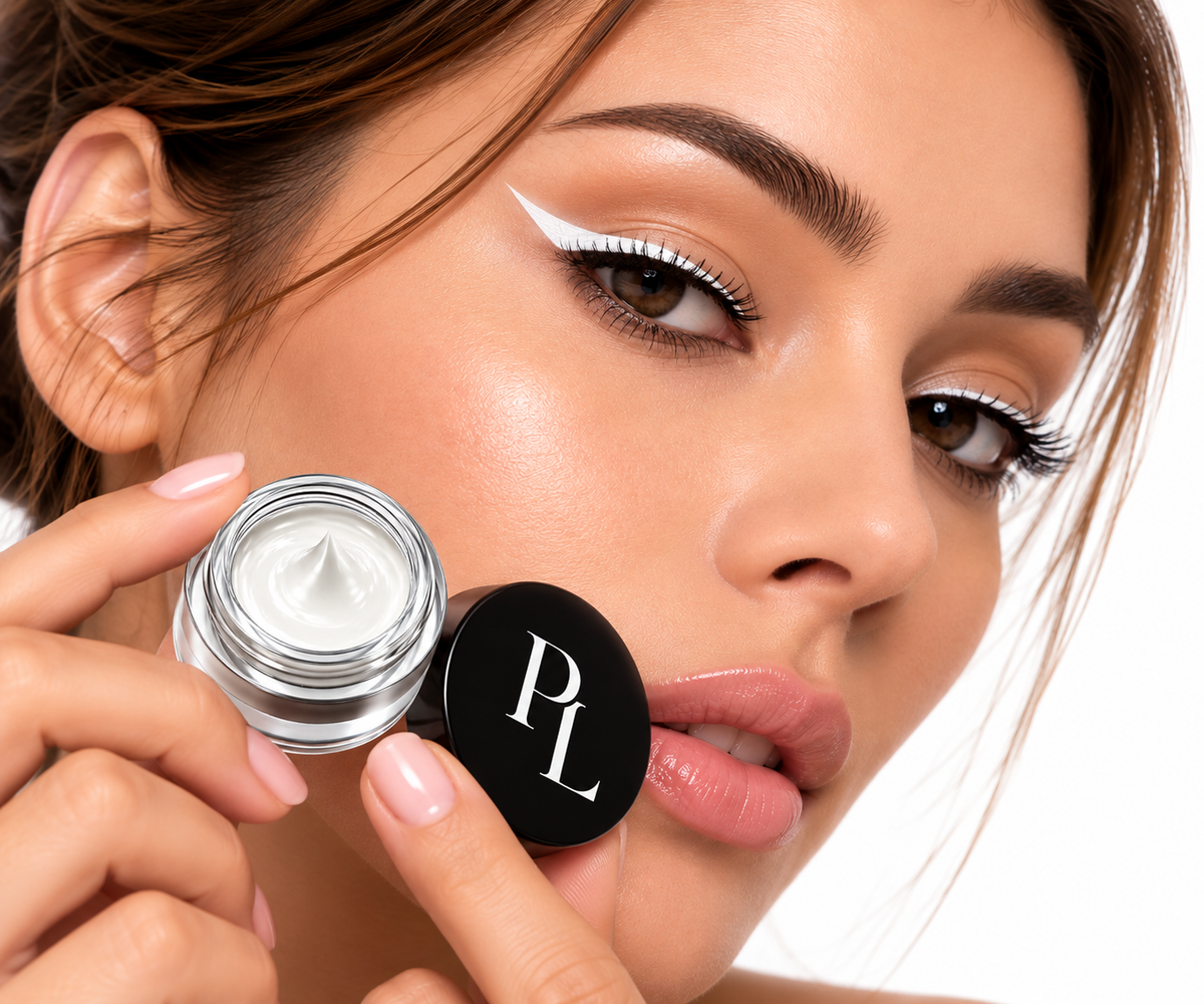 Gel Eyeliner - White White_Winged_Liner_Beauty_Portrait