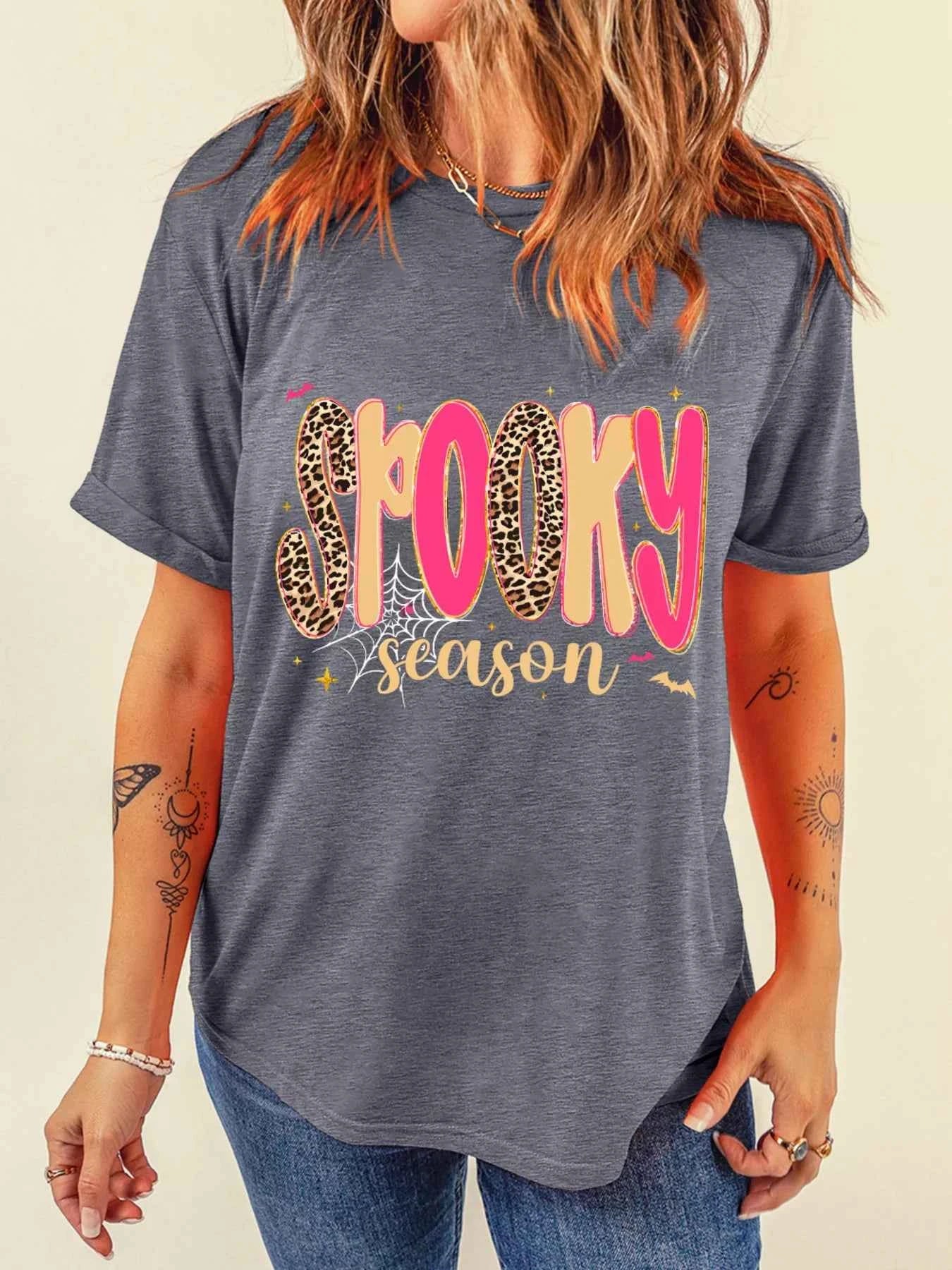 Full Size Spooky Season Halloween Graphic T-Shirt Plus Size Dark Gray a00551fbe3a147288899a4155704ccbf-Max-Origin