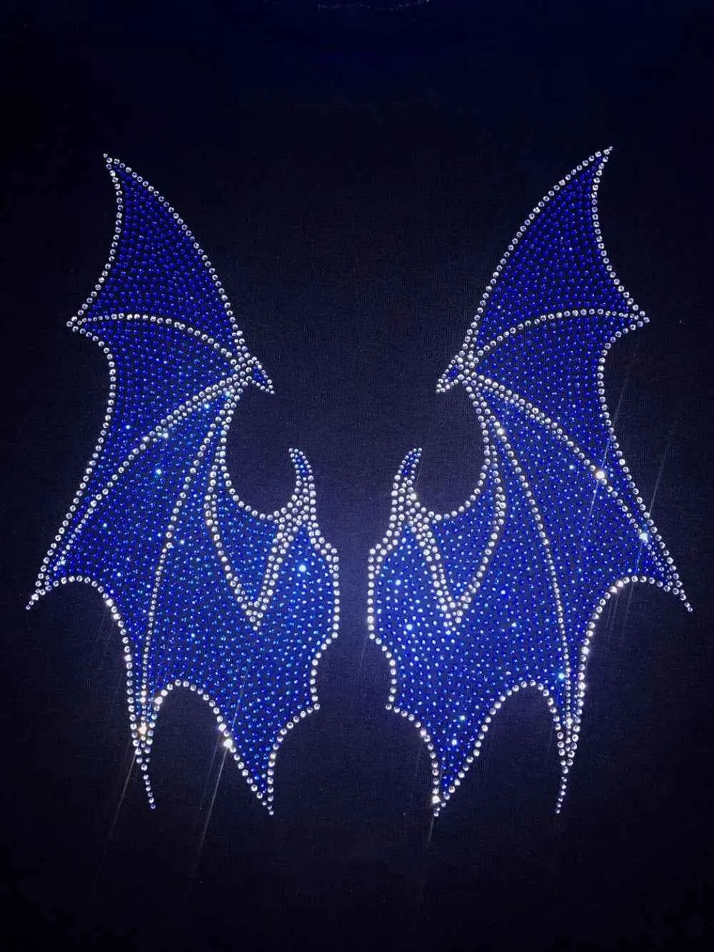Men's Rhinestone Bat Zip Up Hoodie a0151e4b-0a45-47e6-9dc2-2ff9c510ba1c-Max