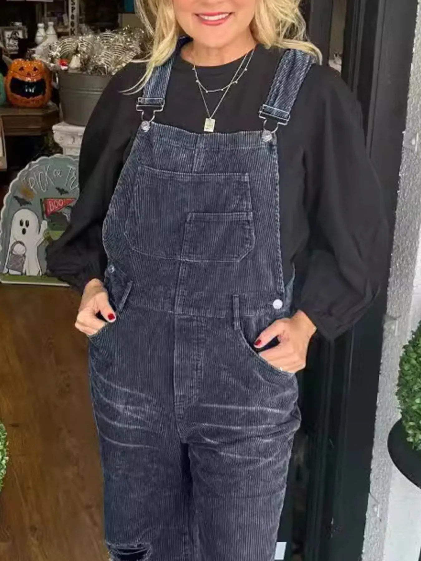 Distressed Wide Leg Corduroy Overalls a050f8e0-e4e1-4965-9b6d-4732515b7d96-Max-Origin
