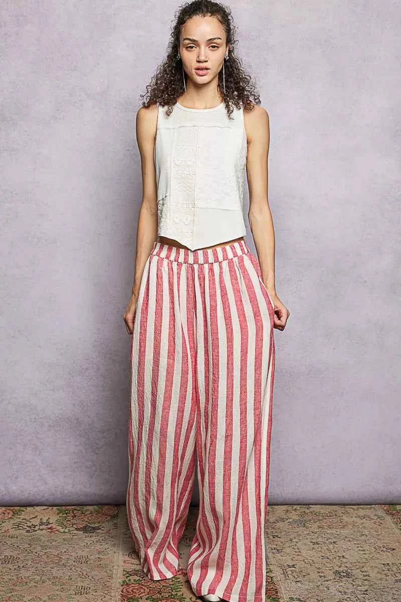 POL Ribbed Round Neck Cropped Tank with Lace Detail a06885d8-3db0-41da-b802-568bab4cc385-Max-Origin