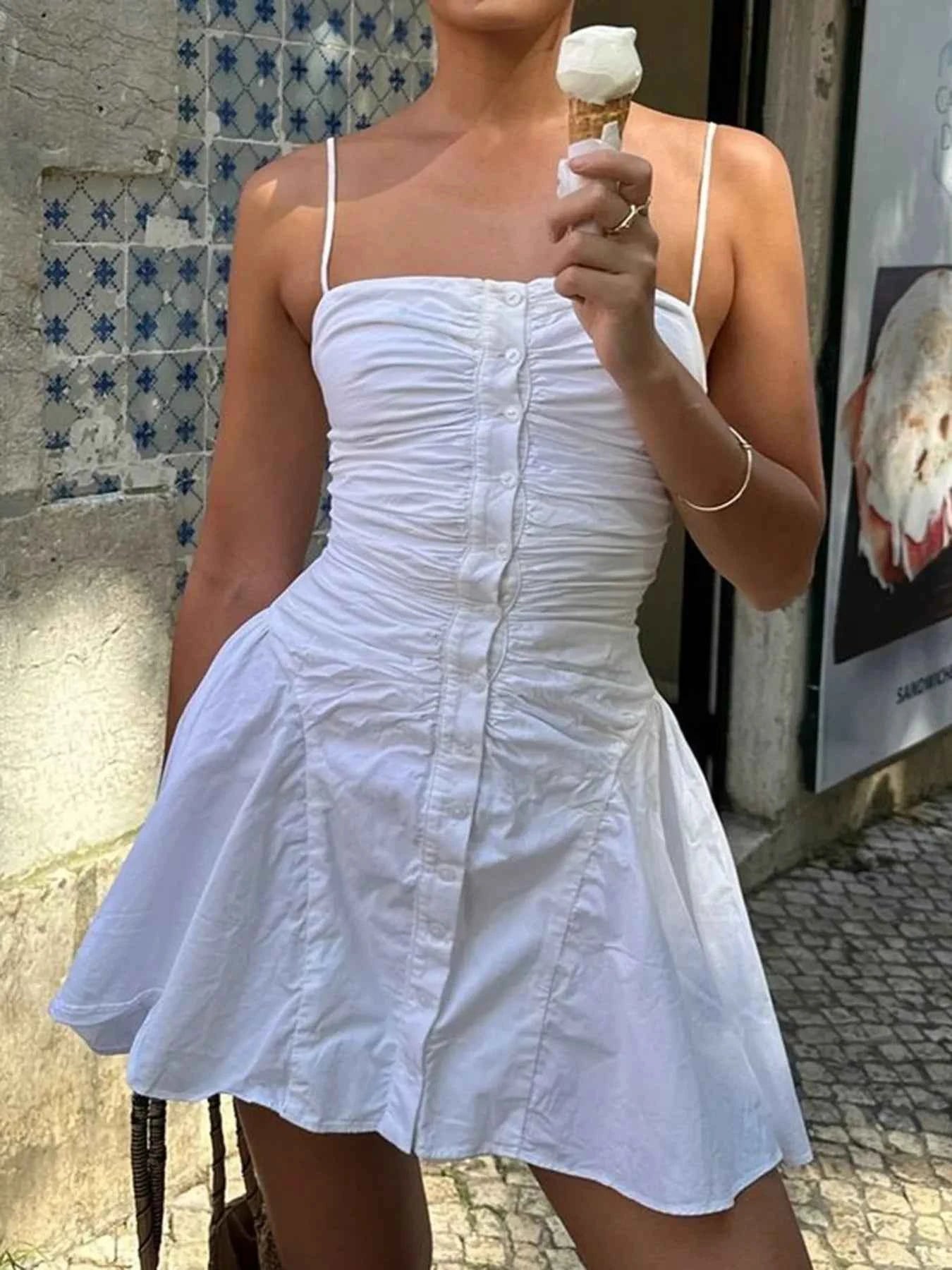 Ruched Button-Front Summer Dress a07eacf345a44b5a99bce07d35d2f6bc-Max-Origin