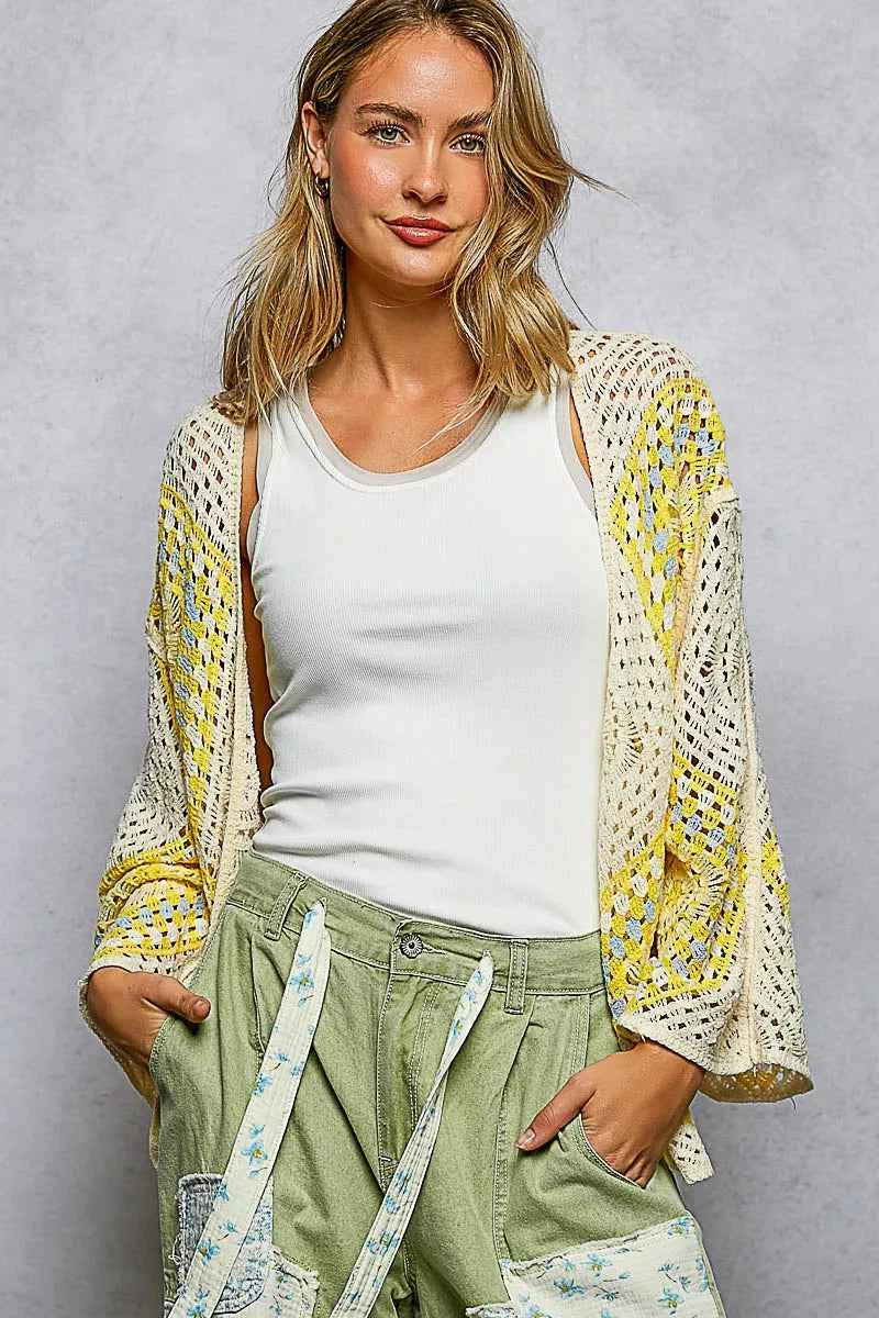 POL Open Front Crochet Cardigan with Granny Square Pattern a08cbbcf-d6a3-4754-b0d8-01d2979c4591-Max-Origin