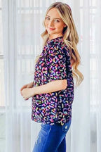 And The Why Leopard Foil Printed Half Sleeve Summer Sweater a0b3b010c9a141a5a1b46e0cb9be45cb-Max-Origin