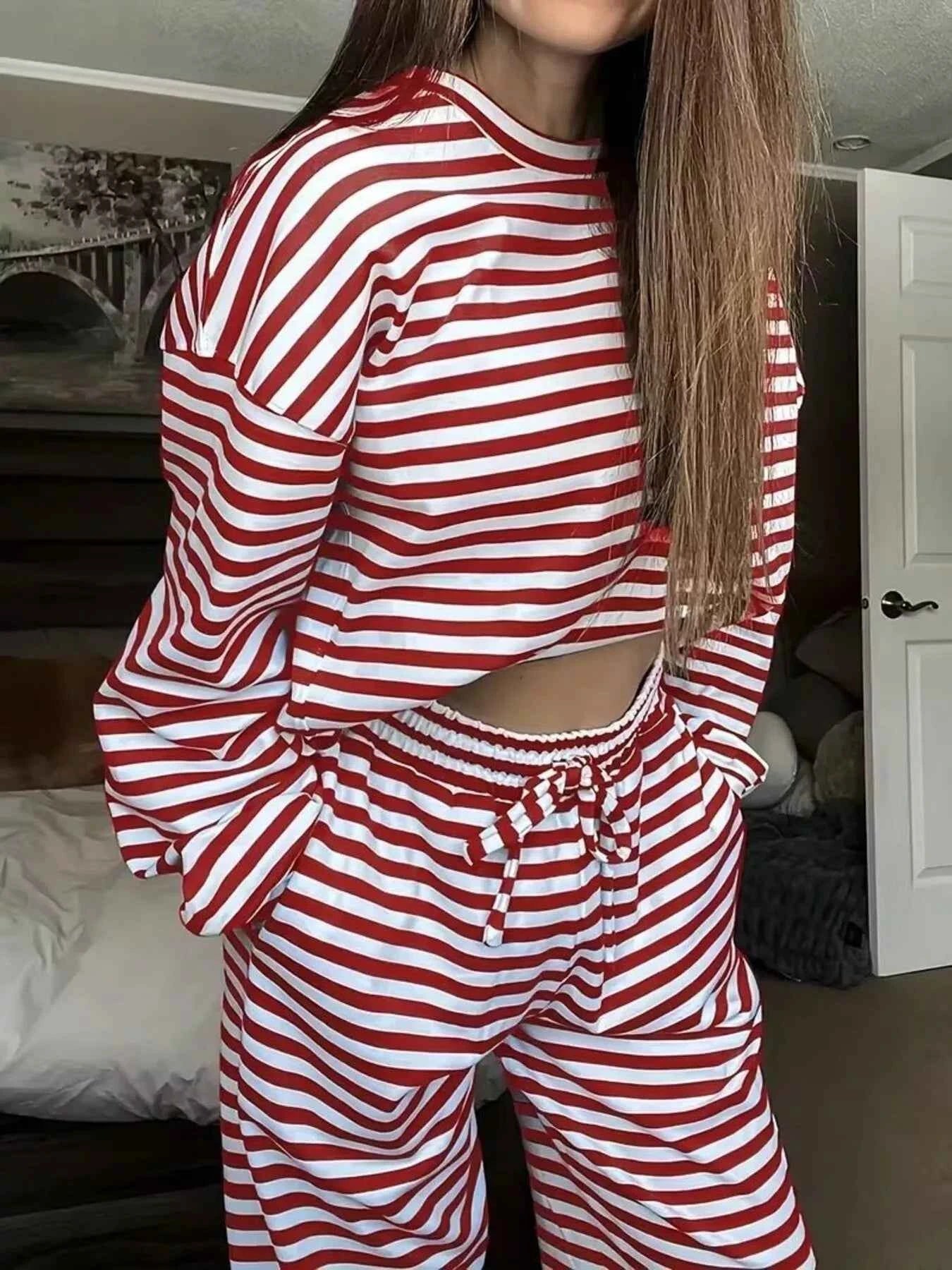 Striped Long Sleeve Top and Pants Set a0b4387bed144fd9b3fb90eff873b148-Max-Origin