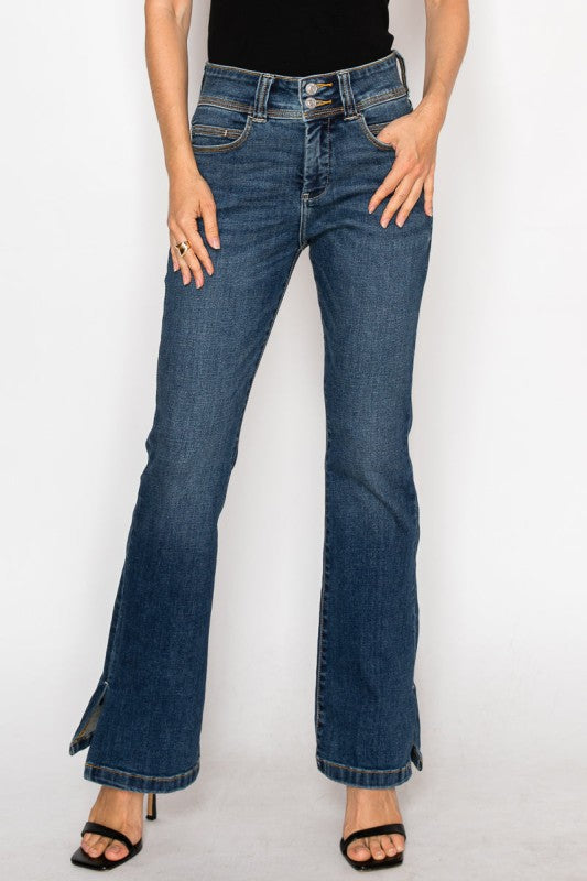 Simone Tummy Control High Rise Bootcut Jeans a0c1cf97-a954-41de-8b95-0a093dd2e297