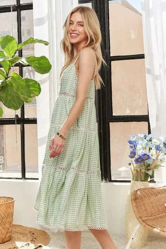 ADORA Gingham Detail Washed Dress a0c6f51262c345299e655a7fe3c3d26c-Max-Origin