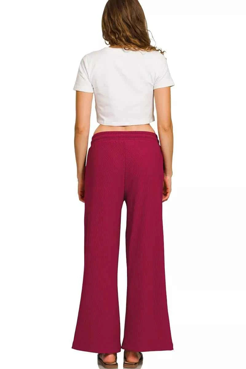 Zenana Ribbed Round Neck Pullover and Drawstring Pants Set a0c900837bed49ca9ae9258fc061e399-Max-Origin