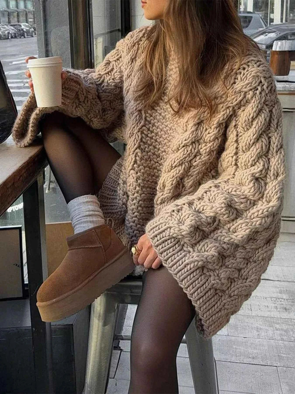 Cable Knit Round Neck Sweater a0e32848b9554e708faeab13d43fdea9-Max-Origin