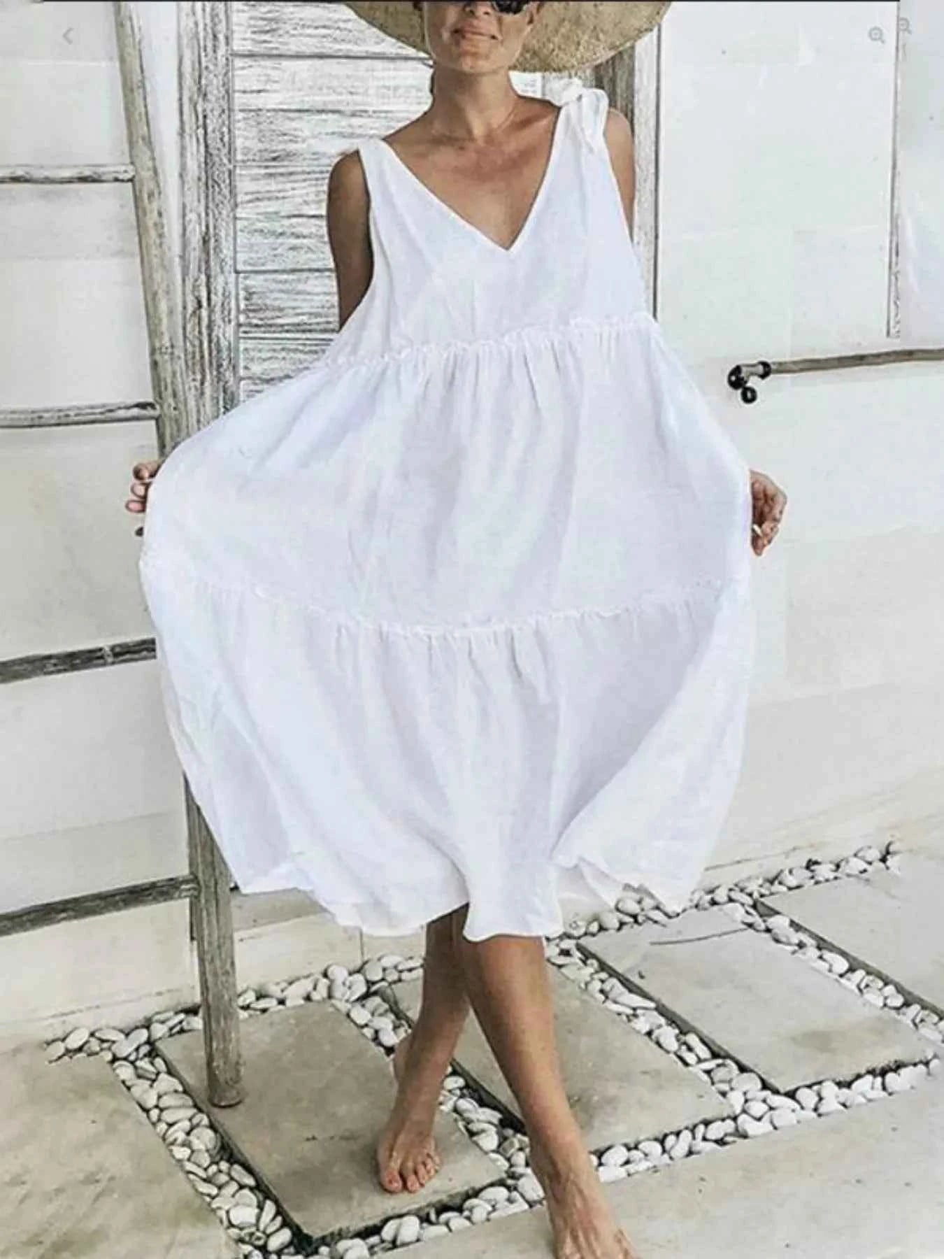 Colorblock Tiered Midi Tank Dress a0f6b27c-63bd-4c35-86ac-402caf49f9ae-Max-Origin