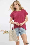 Umgee Linen Scalloped Round Neck Top BERRY a0f94299-4dfa-4c3a-a315-0cb5d9395733-Max-Origin