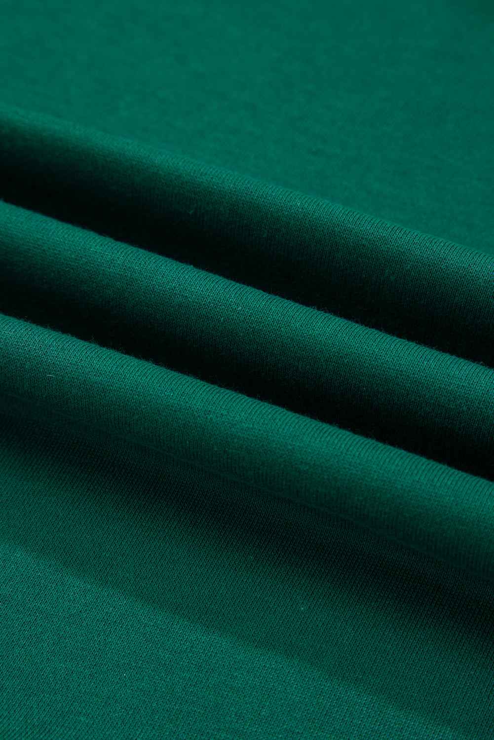 Evergreen Varsity Stripe Detail Drop Shoulder Pullover Mini Skort Set a10704221f38c90f