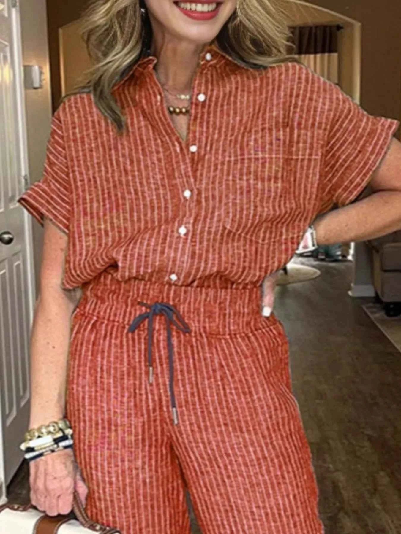 Full Size Striped Button-Up Shirt and Wide Leg Pants Casual Set Plus Size a12ed2fb-3656-44f2-a363-ba3ef448a738-Max-Origin