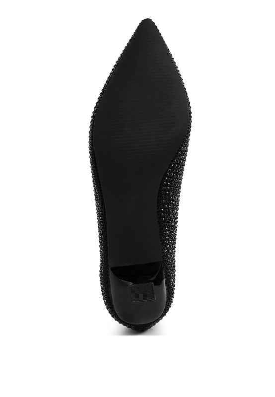 Vimto Breathable Flyknit Rhinestone Pumps a1591bc6-49a3-4402-b515-ae3cc3bfe096