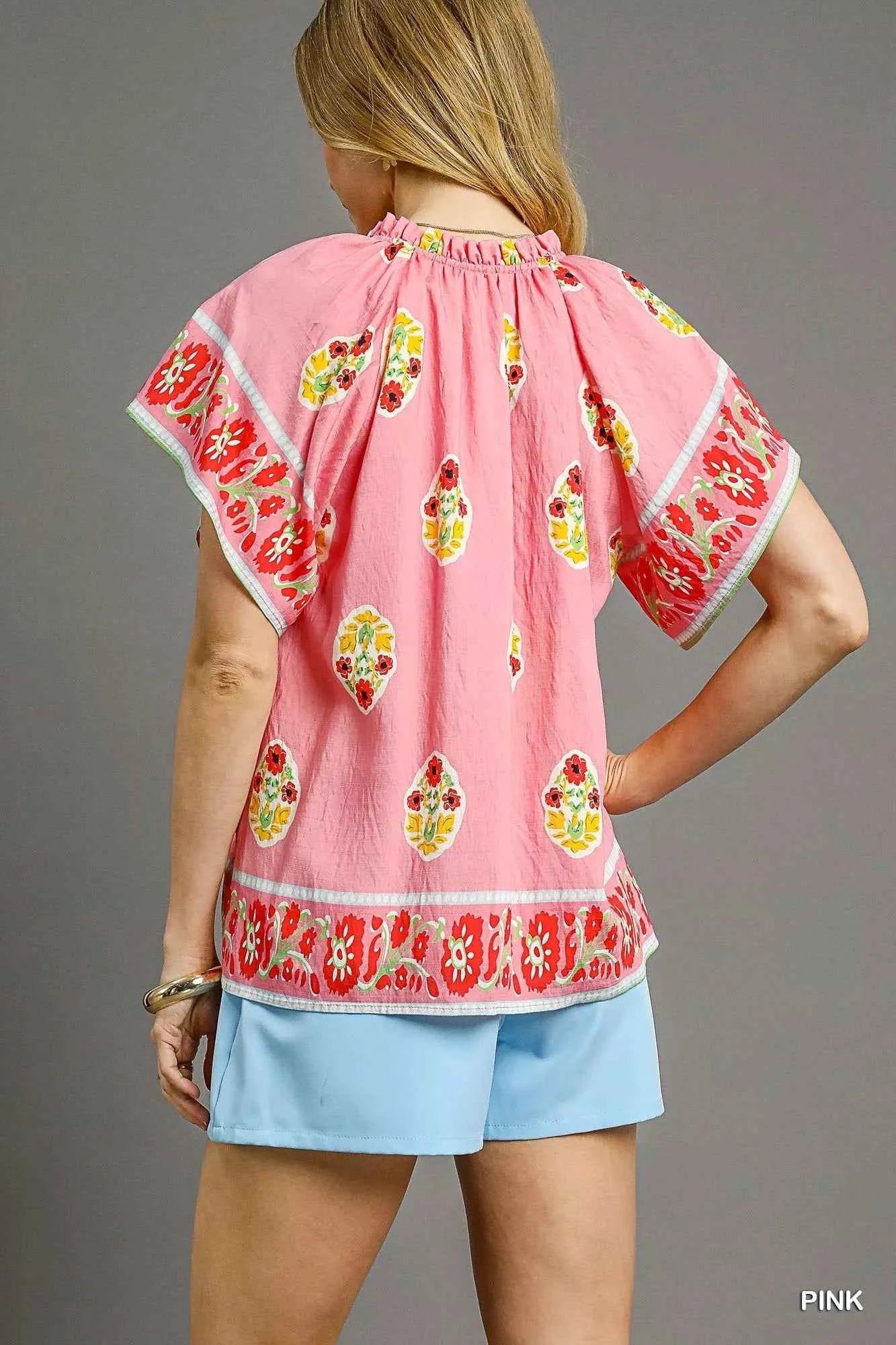 Umgee Boho Bloom Border Top a1763700-36fe-4f85-b5b1-43079490c930-Max-Origin