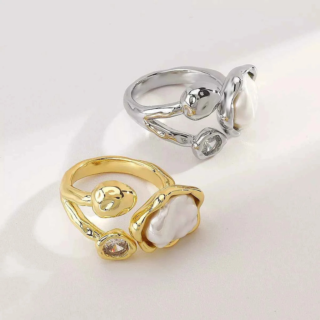 Irregular Pearl Open Ring a1787a8d-6289-441e-8067-bcb8172f9666-Max-Origin