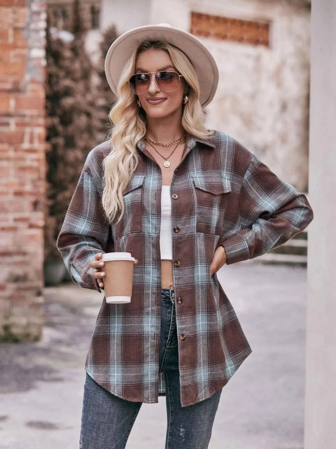 Plaid Button-Down Long Sleeve Shirt a201062c-e252-4628-8d18-05becf55120c-Max-Origin