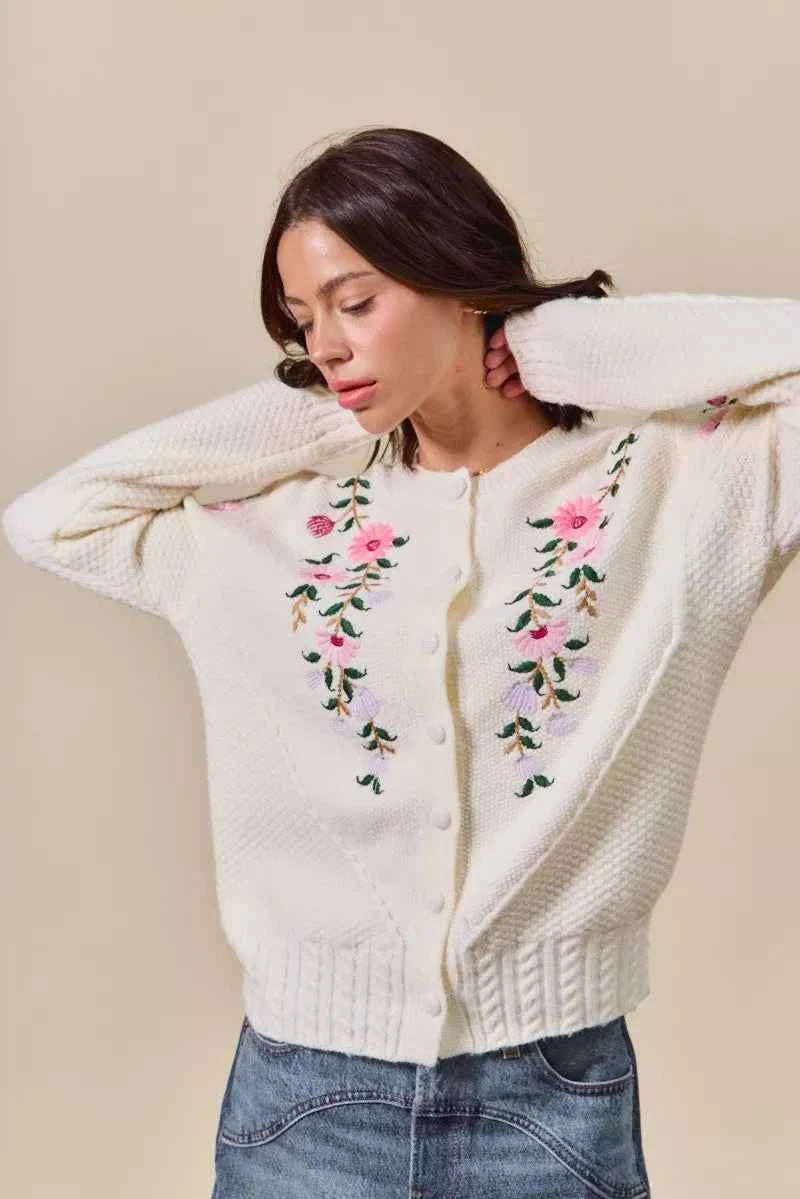 SO ME Floral Embroidered Coquette Sweater Cardigan a2074700b2cc44fca615f7237effd10e-Max-Origin