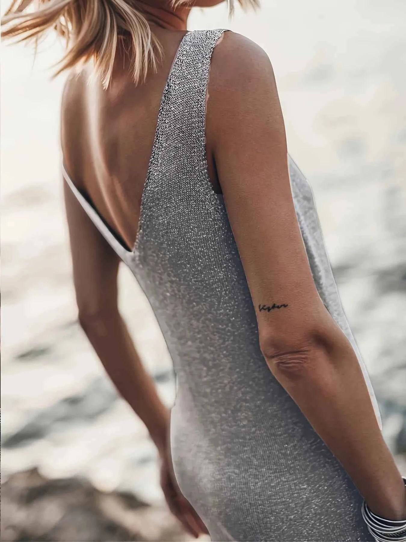 V-Neck Sleeveless Midi Dress a218d730eb2d407aab160517a09c1054-Max-Origin
