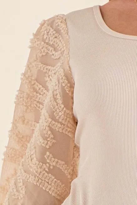 And The Why Textured Puff Sleeve Bodysuit a220463476604c188f03df3c1963284a-Max-Origin