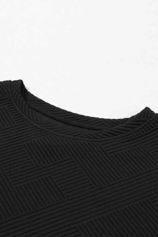Textured Top and Pants Set a220940a-ccb8-44f7-b5a1-bd7be6b2db8d